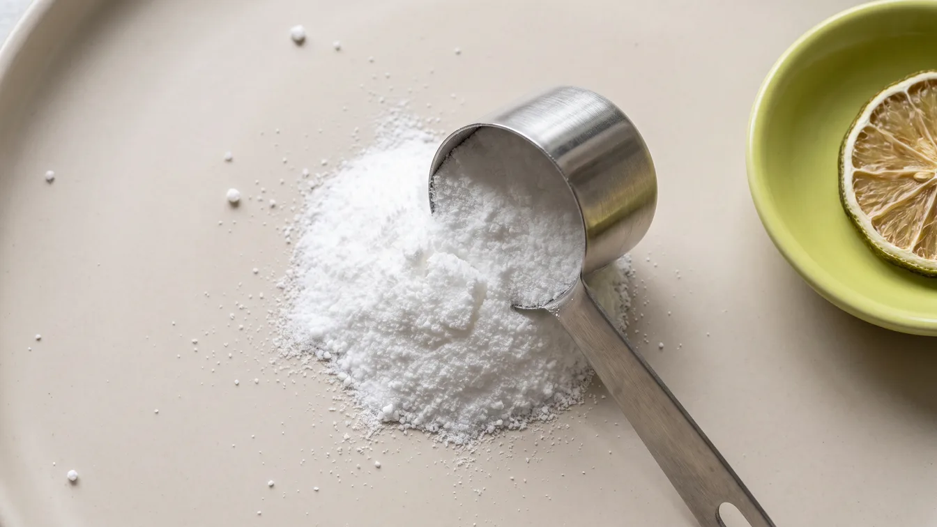 Creatina monohidratada em pó com dosador, ingrediente para suplemento de marca própria