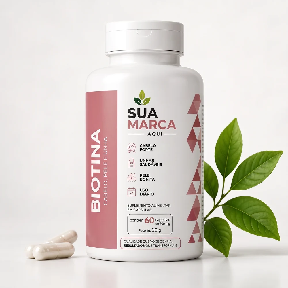 Suplemento em cápsulas com a sua marca, fabricado pela Veridi