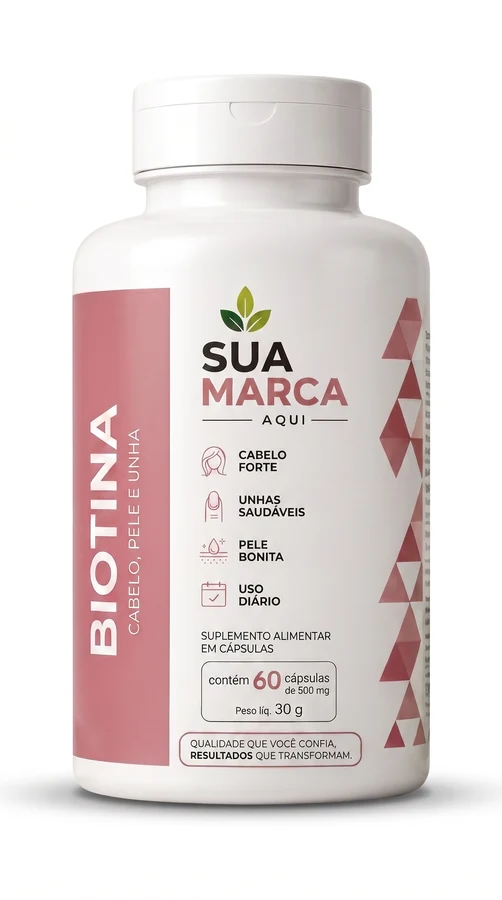 Pote de Beleza com a sua marca